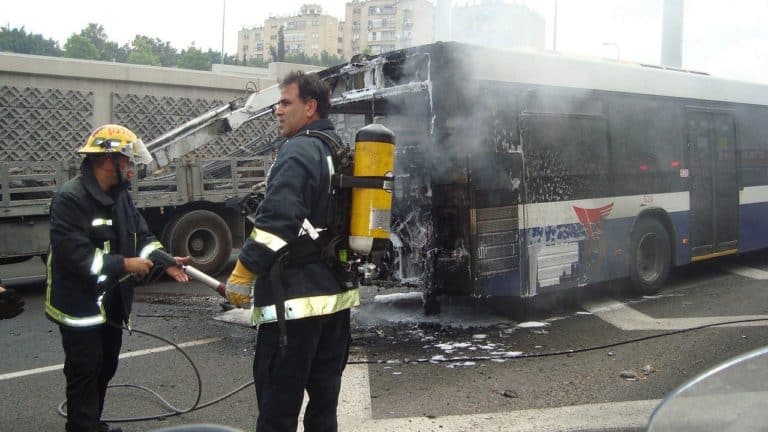 Semi truck bus injuries